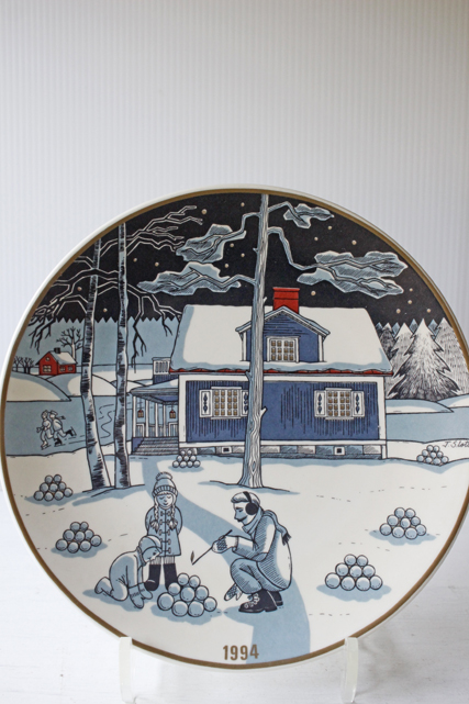 PetaPeta北欧雑貨ショップ＞＞Arabia＞＞イヤープレート＞＞クリスマス