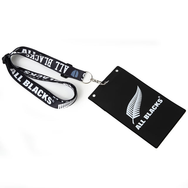 オールブラックス ショルダーストラップ チケットホルダー ファーン