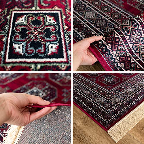 トルクメン絨毯風の伝統ある柄をモチーフ 