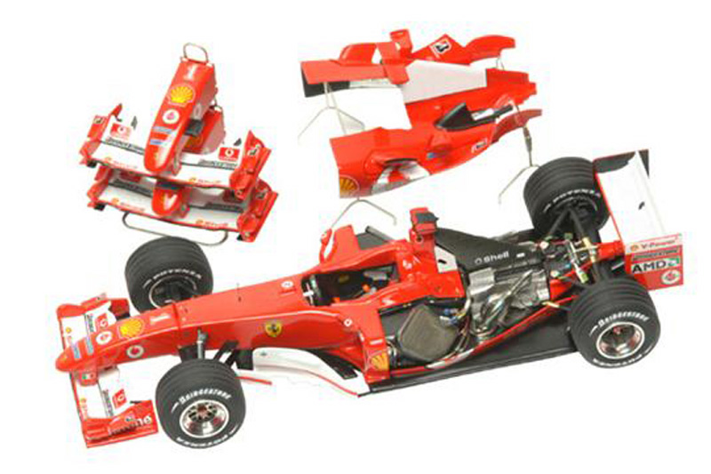 タメオ 1/43 メタルキット フェラーリ F2004 ベルギーGP 2004 M