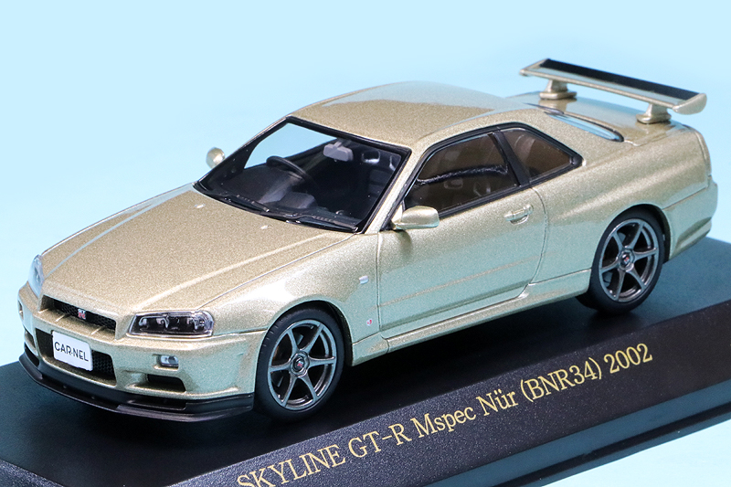 カーネル 1/43 ニッサン スカイライン GT-R Mspec Nur BNR34 2002