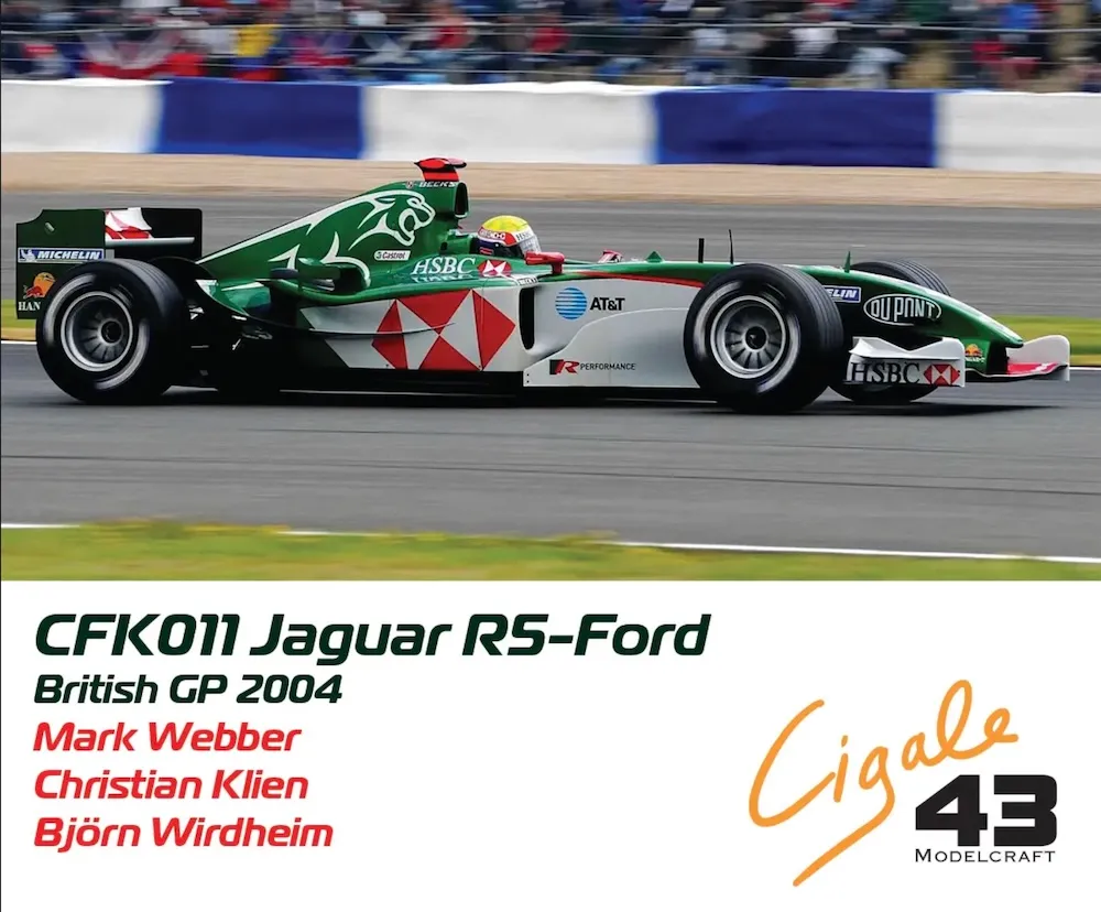 Cigale43 1/43 メタルキット ジャガー R5 フォード イギリスGP 2004 M