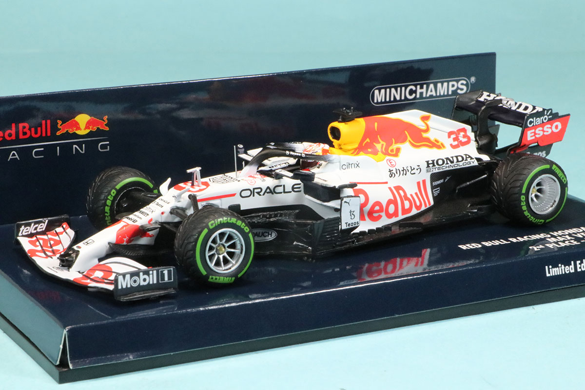 ミニチャンプス 1/43 レッドブル RB16B トルコGP 2021 2nd M