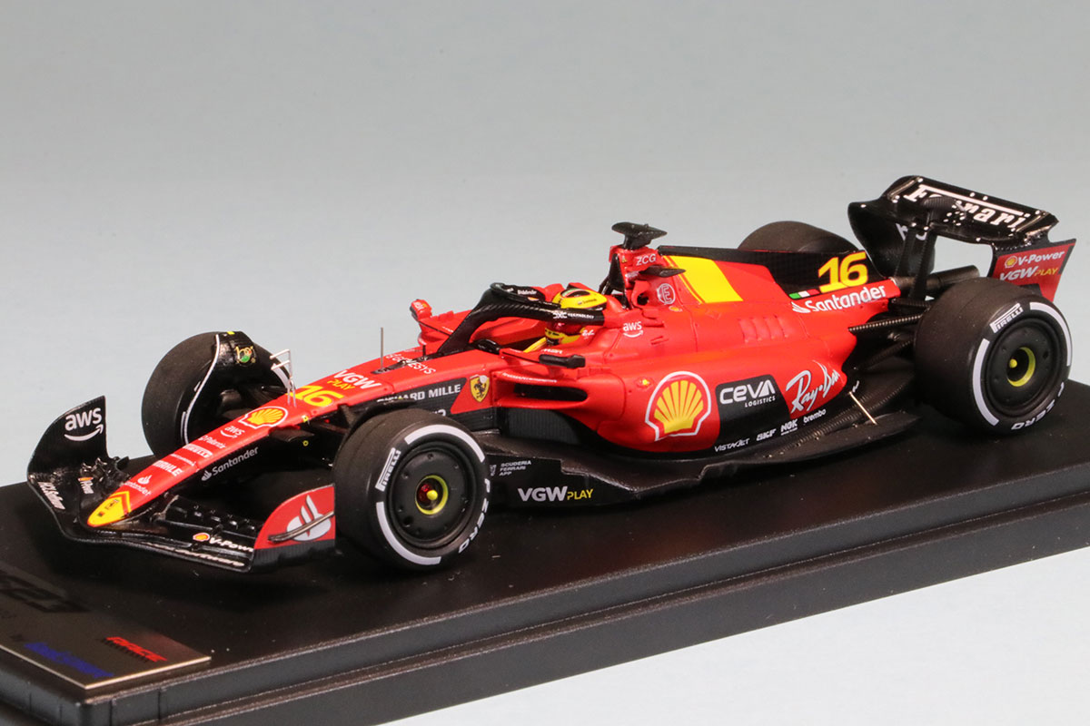 ルックスマート 1/43 フェラーリ SF-23 イタリア GP 2023 C.ルクレール
