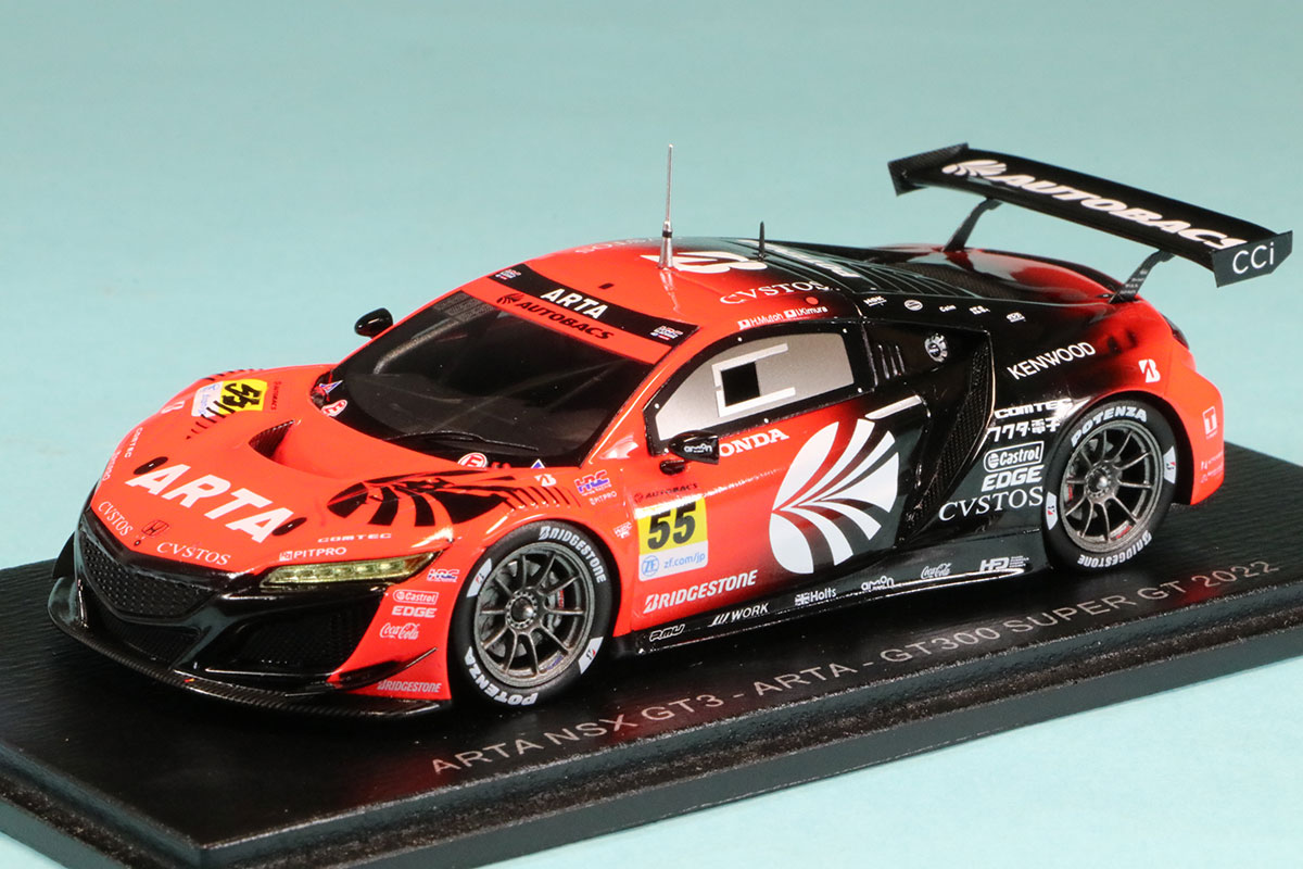 スパーク 1/43 ARTA ホンダ NSX GT3 スーパーGT GT300 2022 No.55 武藤