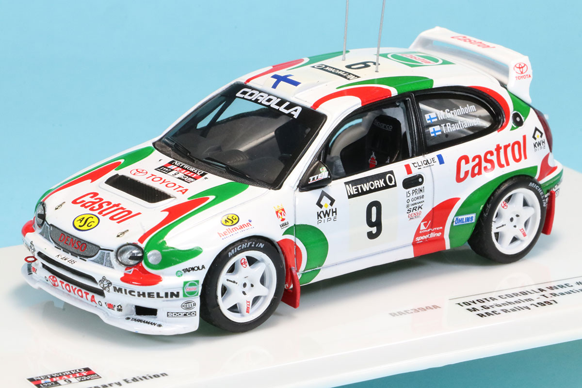イクソ 1/43 カストロール トヨタ カローラ WRC RAC ラリー 1997 No.7