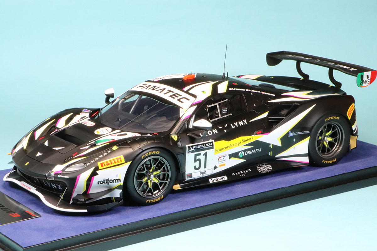ルックスマート 1/18 フェラーリ 488 GT3 スパ 24h 2021 No.51