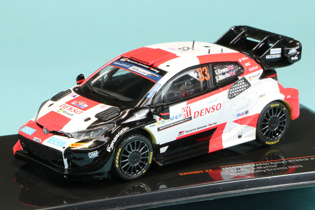 イクソ 1/43 トヨタ GR ヤリス ラリー1 クロアチア ラリー 2023 No.17