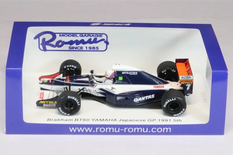 ロム特注スパーク 1/43 ブラバム BT60 ヤマハ 日本GP 1991 5th M