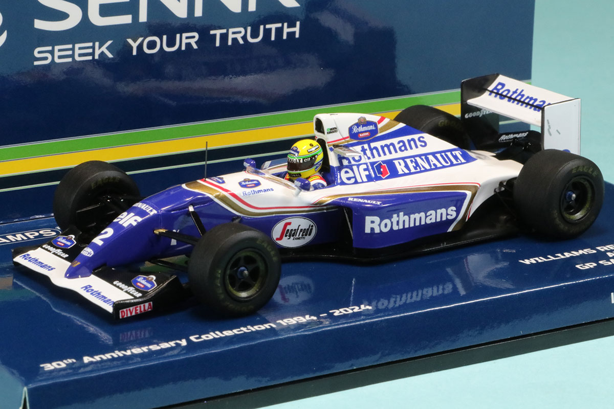 予約] ミニチャンプス 1/43 ウィリアムズ ルノー FW16 A.セナ