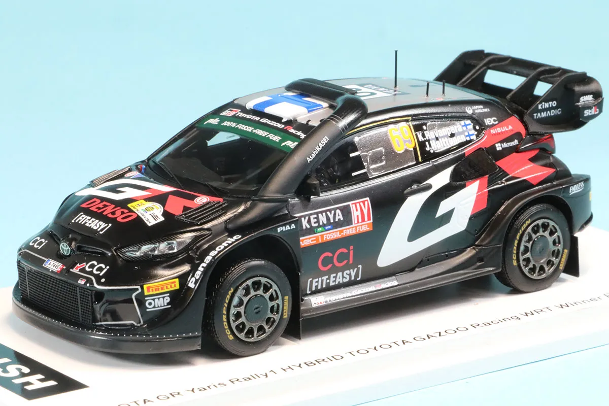 スパーク 1/43 トヨタ GR ヤリス ラリー1 サファリ 2024 No.69 K