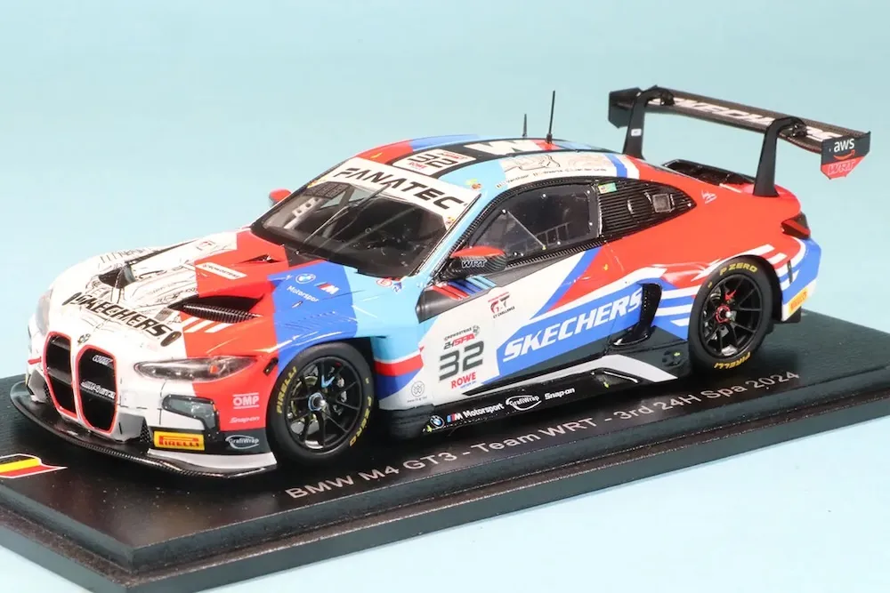 スパーク 1/43 BMW M4 GT3 No.32 Team WRT 3rd スパ 24h 2024 SB780