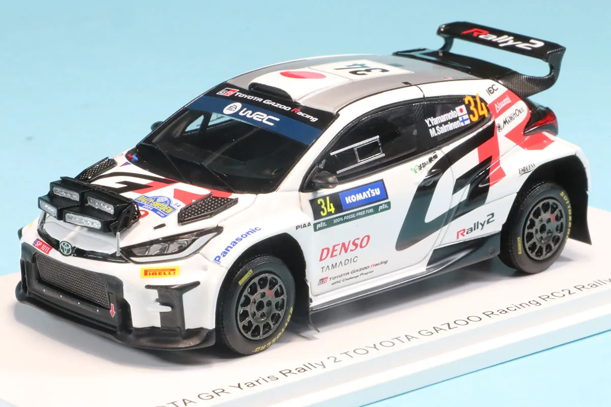 スパーク 1/43 トヨタ GR ヤリス ラリー2 スウェーデン 2024 No.34