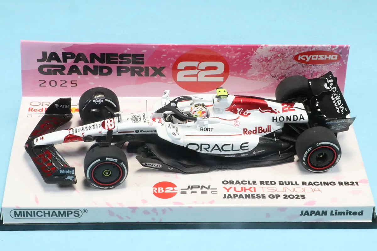 京商特注ミニチャンプス 1/43 レッドブル RB21 日本GP 2025 角田裕毅