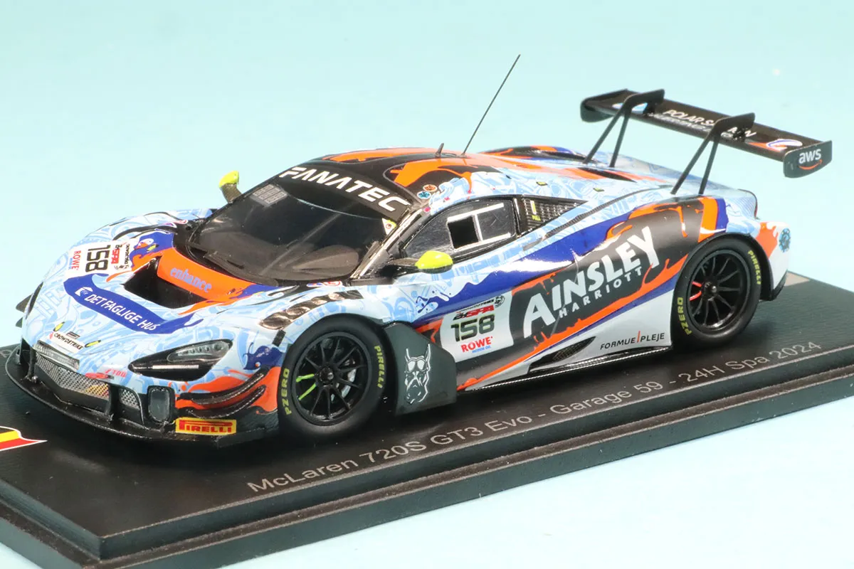 スパーク 1/43 マクラーレン 720S GT3 EVO No.158 Garage 59 スパ 24h