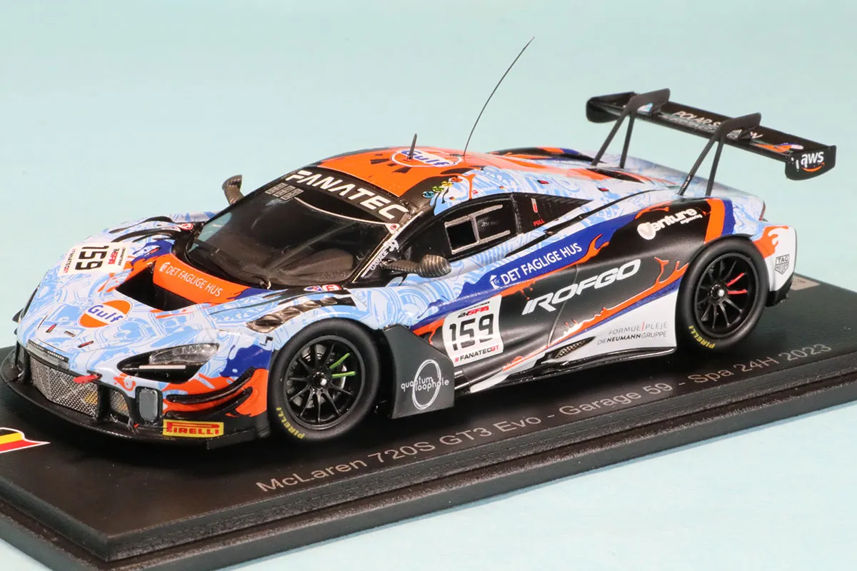 スパーク 1/43 マクラーレン 720S GT3 EVO No.159 Garage 59 スパ 24h