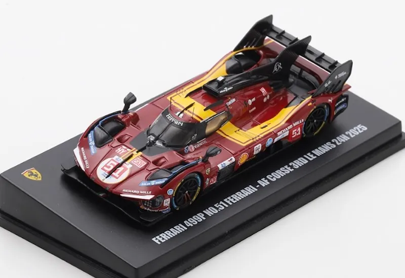 予約] スパーク/ルックスマート 1/64 フェラーリ 499P ルマン 2025 No