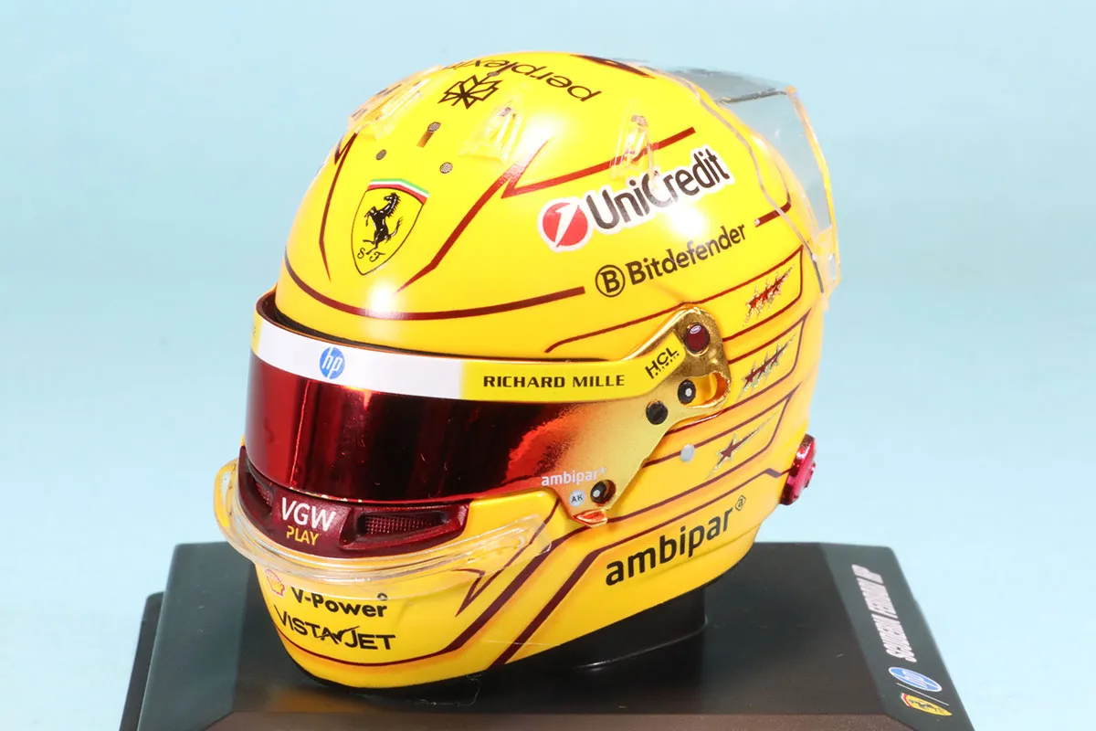 スパーク/ルックスマート 1/5 ヘルメット L.ハミルトン モナコGP 2025