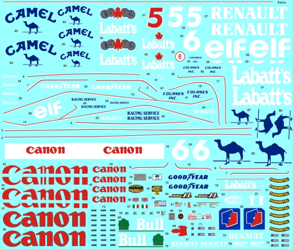 MSMクリエイション 1/12 ウィリアムズ FW14B 1992 フルスポンサー