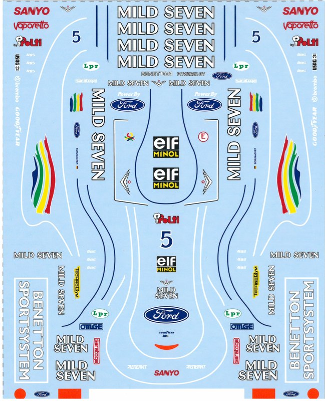ミュージアムコレクション 1/20 ベネトン B194 モナコGP 1994 Winner M