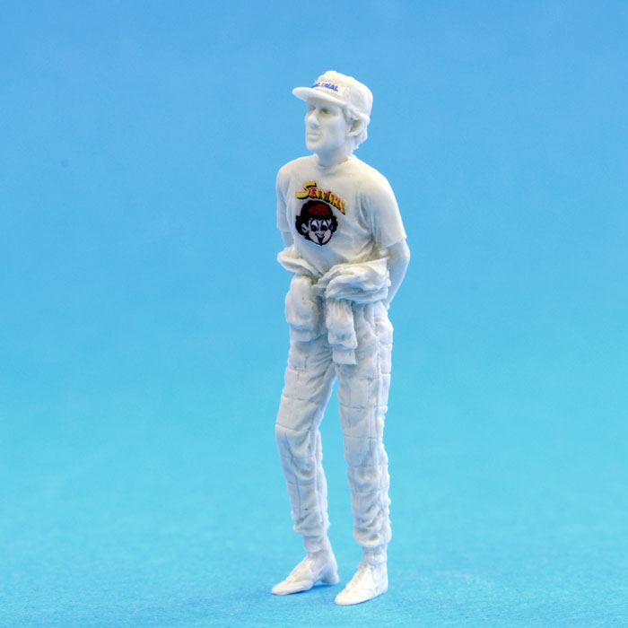 DIVE NINE 1/43 ドライバー フィギュア アイルトン・セナ (レース前