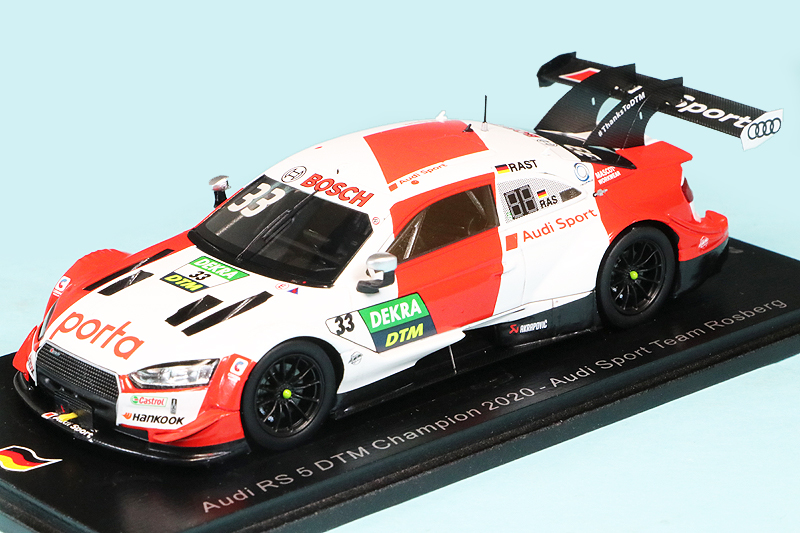 スパーク 1/43 アウディ RS 5 DTM 2020 チャンピオン No.33 SG652