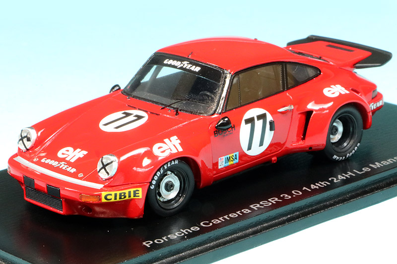 スパーク 1/43 ポルシェ 911 カレラ RSR ルマン 24h 1976 No.77 S3531