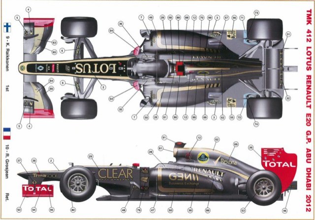 取り寄せ] タメオ 1/43 メタルキット ロータス 94T ルノー ヨーロッパ