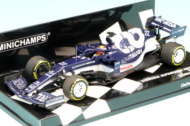 ミニチャンプス 1/43 アルファタウリ AT02 トルコGP 2021 角田裕毅
