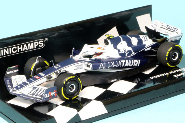 スパーク 1/43 アルファ タウリ AT02 バーレーンGP 2021 9th 角田裕毅