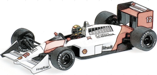 予約] ミニチャンプス 1/18 マクラーレン ホンダ MP4/5B A.セナ 1990