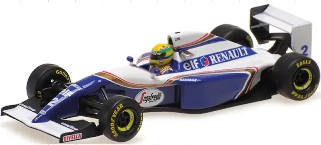 予約] ミニチャンプス 1/64 ウィリアムズ ルノー FW16 アイルトン