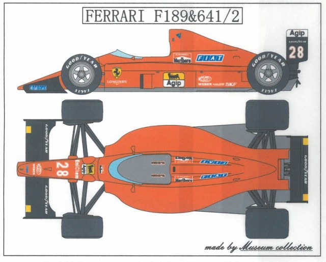ミュージアムコレクション 1/12 フェラーリ 641/2 & 1/20 フェラーリ