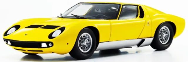 予約] 京商 1/18 ランボルギーニ ミウラ P400 オレンジ KS08314PB