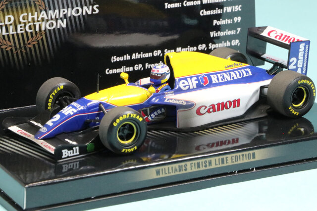 ミニチャンプス 1/43 ウィリアムズ FW15C ルノー 1993 ワールド