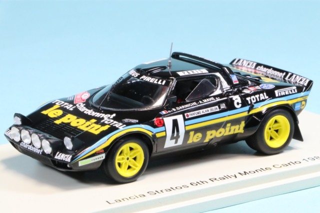 スパーク 1/43 ランチア ストラトス HF モンテカルロラリー 1975