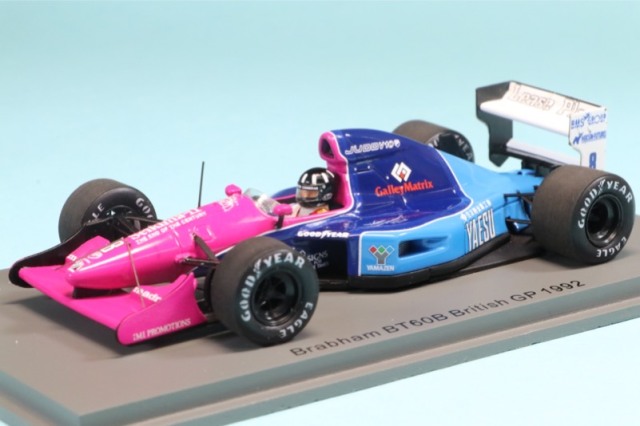 スパーク 1/43 ブラバム BT60Y ベルギーGP 1991 M.ブランデル S7441
