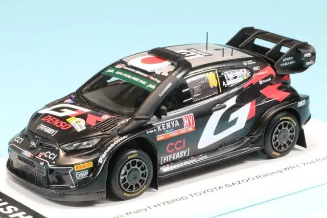 スパーク 1/43 トヨタ GR ヤリス ラリー1 サファリ 2024 No.18 勝田貴