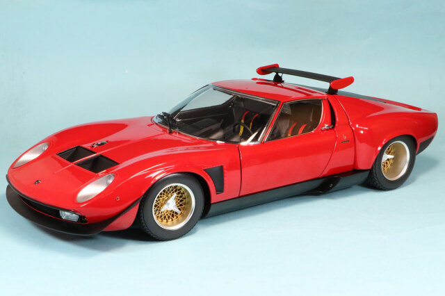 予約] 京商 1/18 ランボルギーニ ミウラ P400 オレンジ KS08314PB