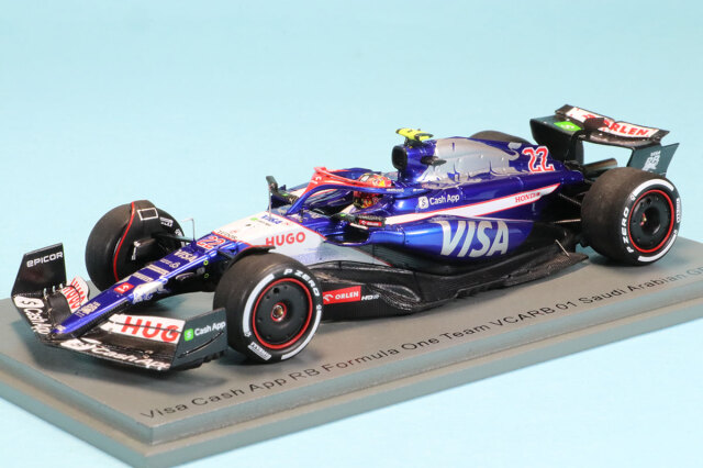 スパーク 1/43 ビザ RB VCARB01 サウジアラビアGP 2024 角田裕毅 S9522