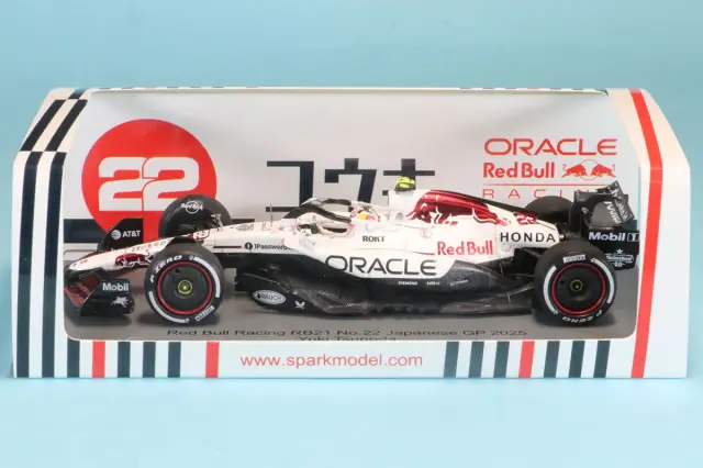 スパーク 1/43 レッドブル RB21 日本GP 2025 角田裕毅 記念ボード付き