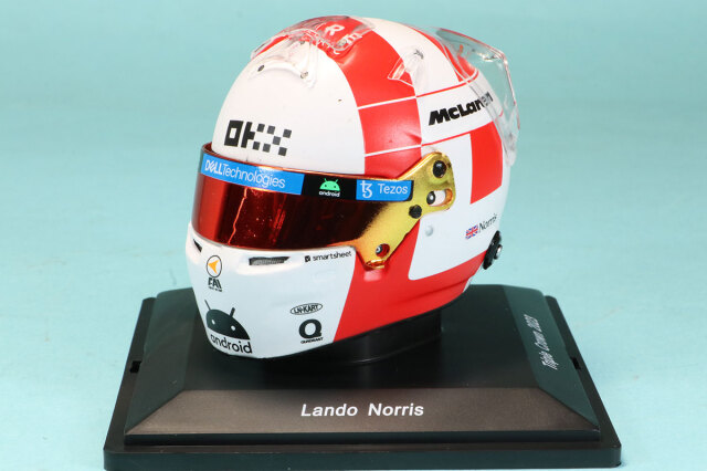 スパーク 1/5 ヘルメット L.ノリス 日本GP 2024 5HSP110 ミニカー