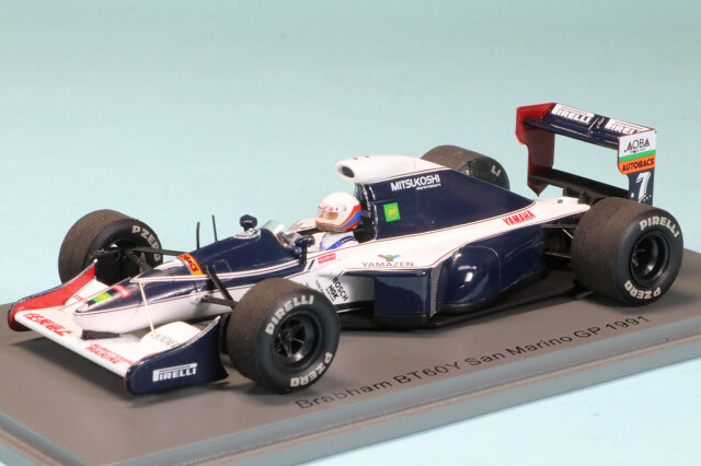 スパーク 1/43 ブラバム BT60Y ベルギーGP 1991 M.ブランデル S7441