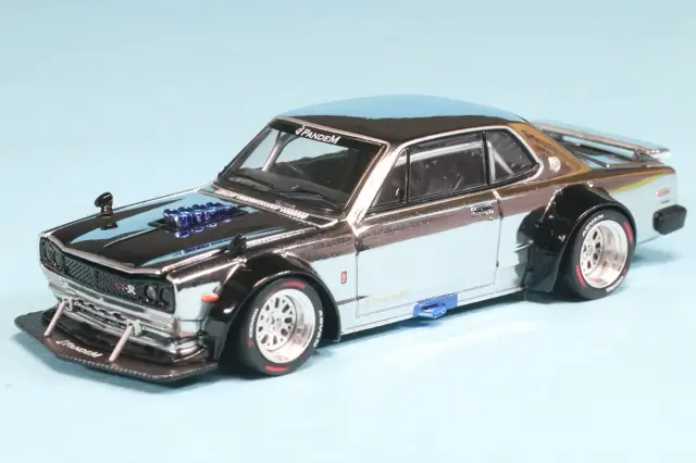 予約] POPレース 1/64 ニッサン スカイライン GT-R KPGC110 ケンメリ
