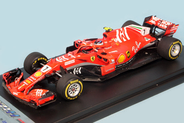 再入荷] ルックスマート 1/43 フェラーリ SF71H U.S.GP 2018 Winner K