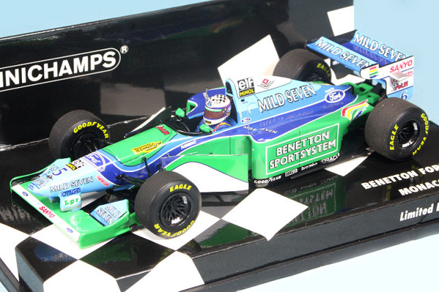 ミニチャンプス 1/43 ベネトン フォード B194 モナコGP 1994 J.J.