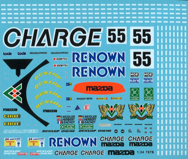 MSMクリエイション 1/24 マツダ 787B ルマン 1991 No.55 フル