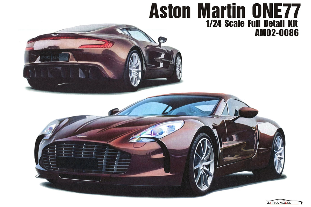 ALPHA Model 1/24キット AM02-0086 Aston Martin One 77 ミニカー専門