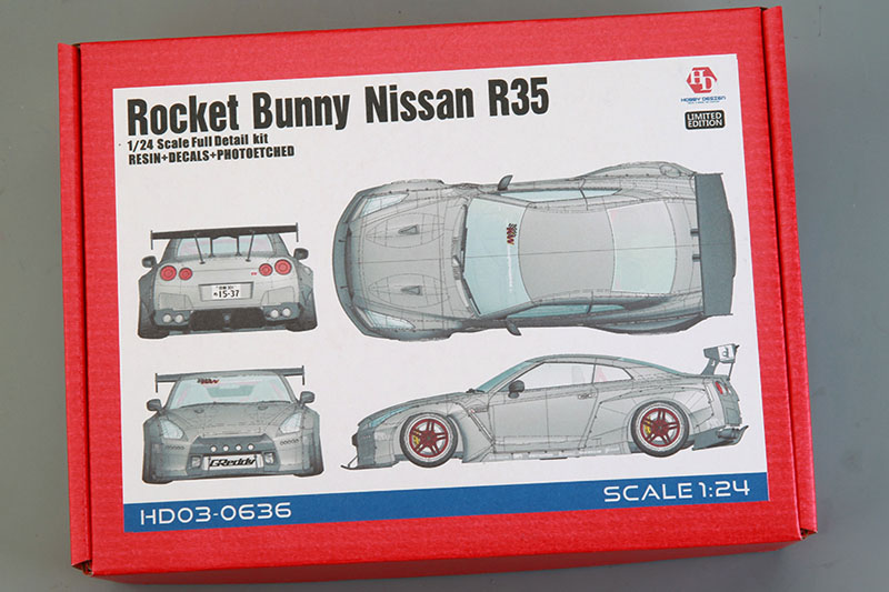 Hobby Design HD03_0636 1/24 Rocket Bunny Nissan R35 Full Kit