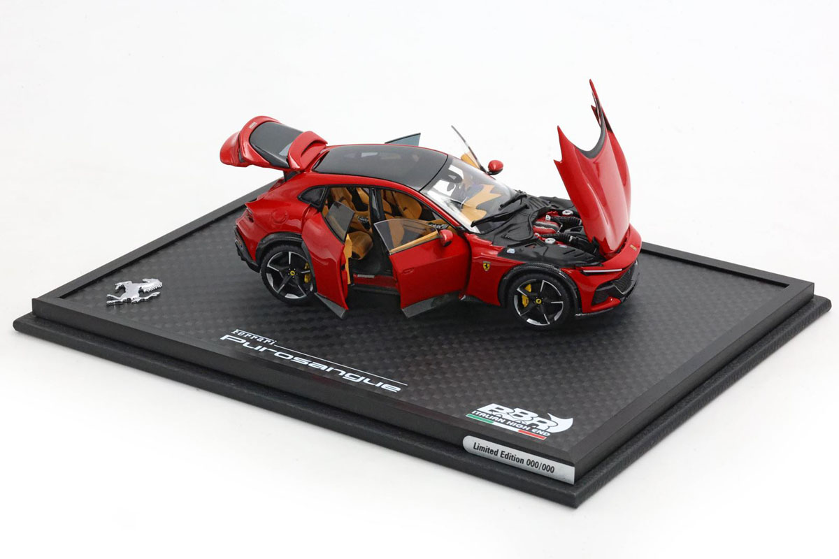 予約商品 ** BBR HE43002BST 1/43 Ferrari Purosangue Panoramic Roof